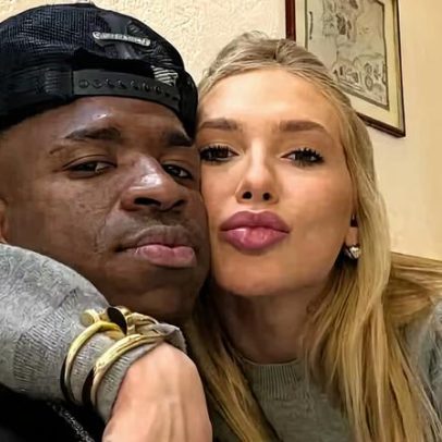 Virginia Fonseca invade closet de Vini Jr. para look do jogo do Real Madrid