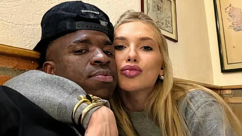 Virginia Fonseca invade closet de Vini Jr. para look do jogo do Real Madrid