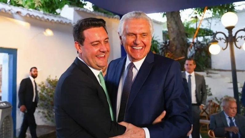 Ratinho elogiou o governador goiano e afirmou que a escolha do PSD reforça a aposta da sigla em um nome com experiência administrativa