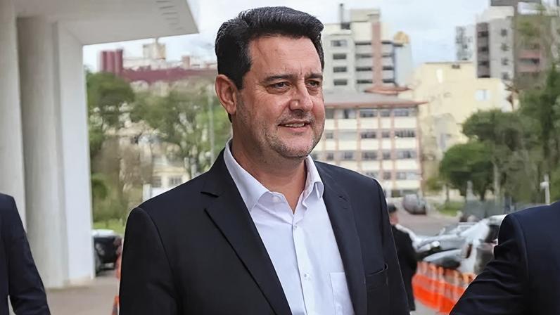 O governador Ratinho Junior