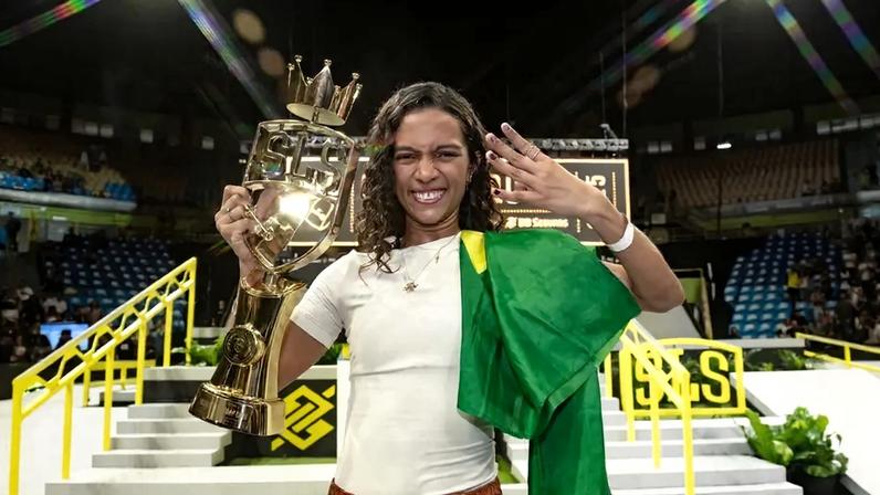 Rayssa Leal em ação no SLS Super Crown (Foto: Pablo Vaz/SLS)