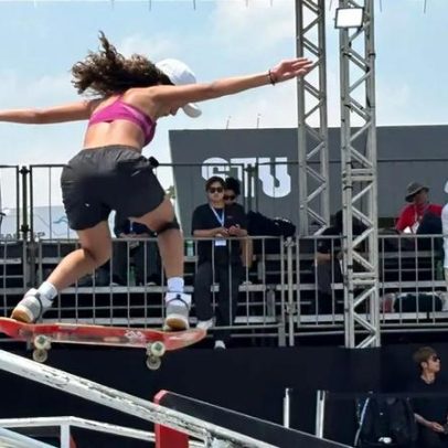 Rayssa Leal volta a treinar no Mundial de Skate após susto