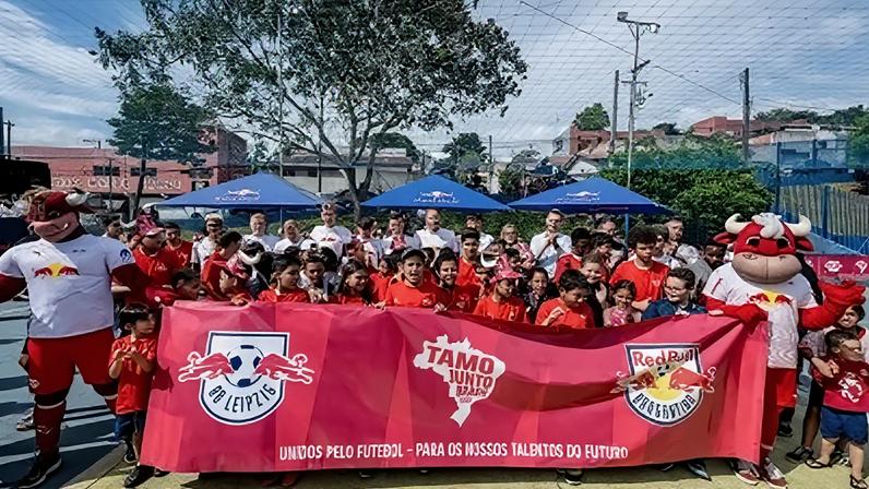Delegação do RB Leipzig esteve em Bragança Paulista em 2025