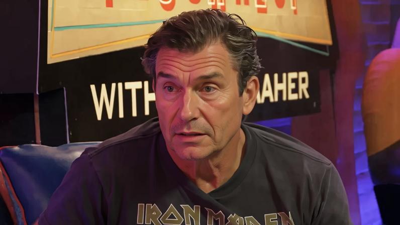 Jerry O’Connell (pictured here on Bill Maher’s “Club Random” podcast) claimed that his wife and daughters got “physical” with him after Kamala Harris lost the 2024 presidential election.