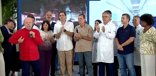 Lula em evento no Rio de Janeiro