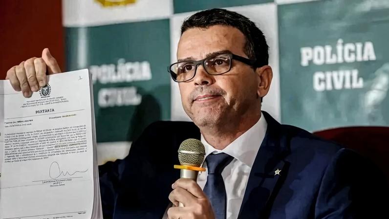 O delegado Rivaldo Barbosa. Foto: Fernando Frazão/Agência Brasil
