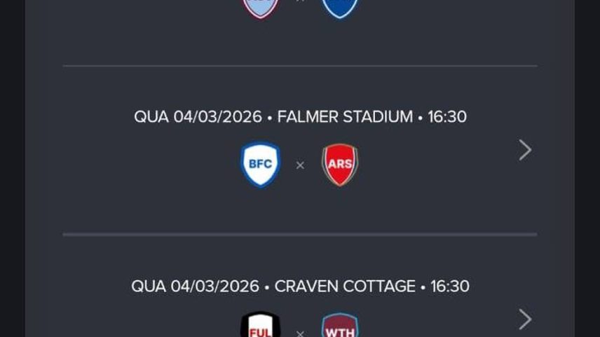 Rodada #29 do Cartola Internacional — Foto: Cartola