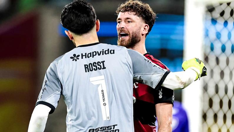 Flamengo sinaliza interesse em renovar contratos de Rossi e Léo Pereira — Foto: Gilvan de Souza/Flamengo