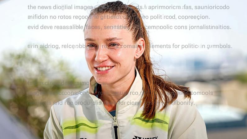 Rybakina diz estar competitiva mesmo com condições lentas