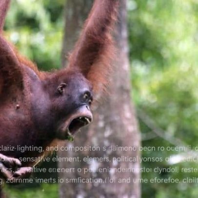 Desmatamento de palma avança no habitat de orangotangos Bornéu, apesar de alertas
