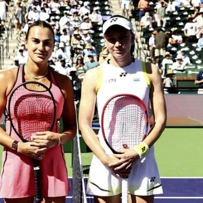 Sabalenka e Rybakina caem no mesmo lado da chave em Miami