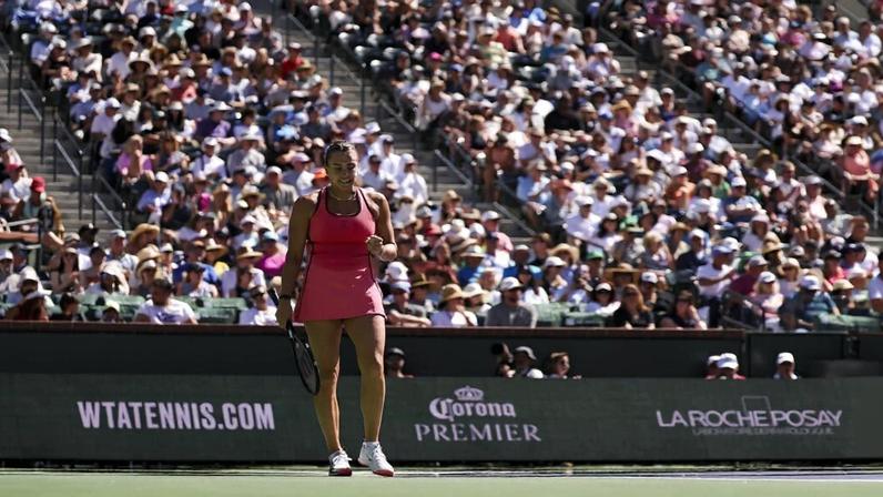 Sabalenka vence Mboko e avança à primeira semifinal