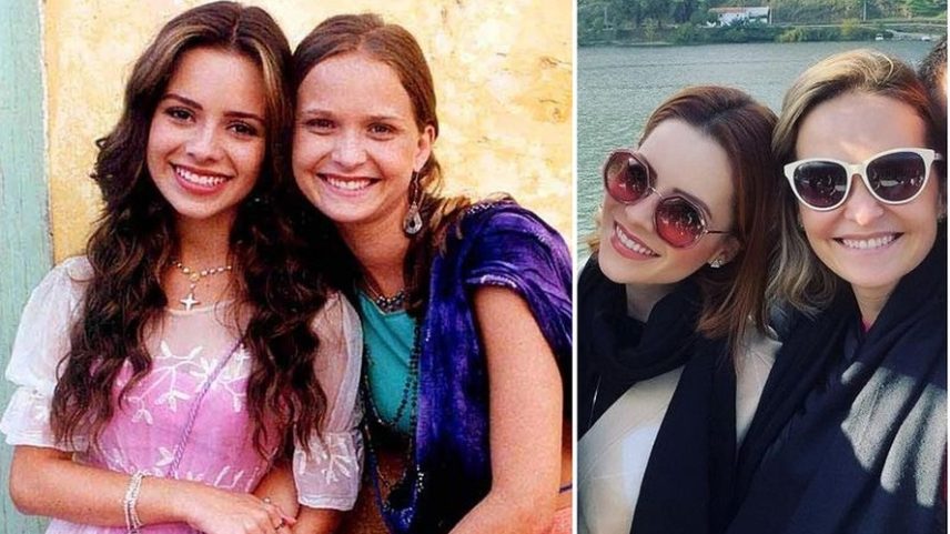Sandy e Fernanda Rodrigues — Foto: Divulgação/TV Globo e Reprodução/Instagram