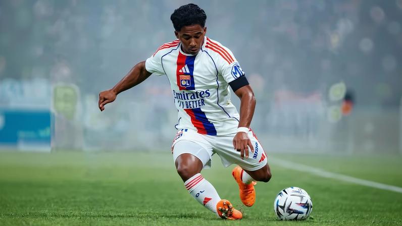 Endrick, atacante do Lyon — Foto: Divulgação | Olympique Lyonnais