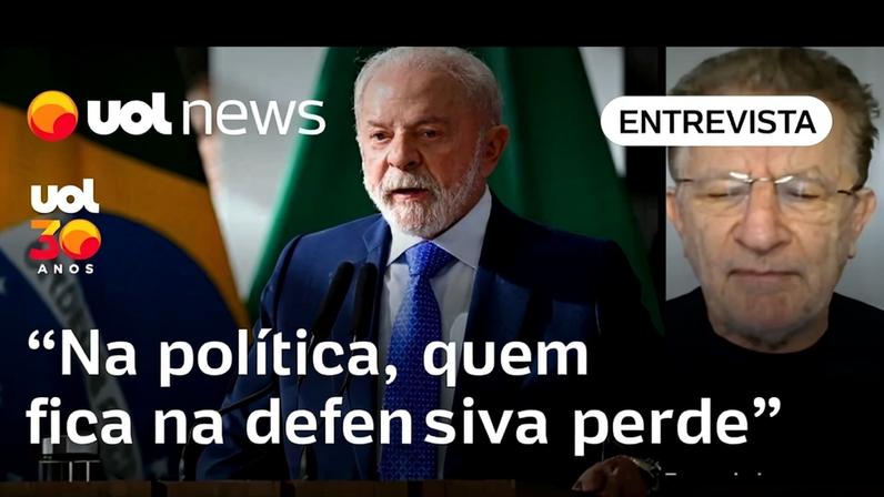 Professor diz que postura defensiva de Lula e Flávio tende à derrota