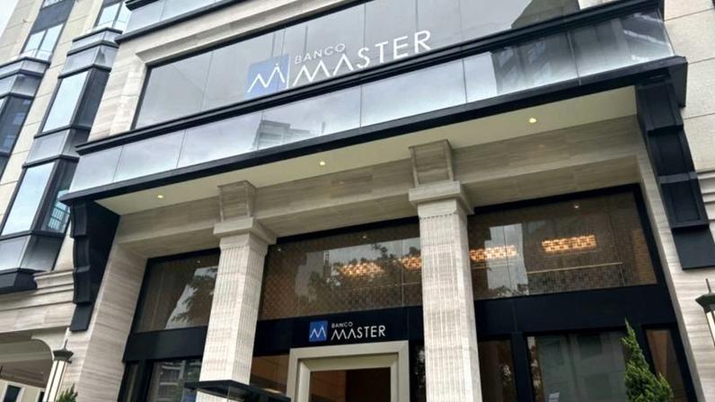 Fachada do Banco Master; caso envolve investigações sobre crimes financeiros e lavagem de dinheiro