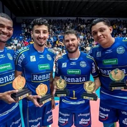 Bruninho MVP impulsiona seleção brasileira no Sul-Americano de vôlei