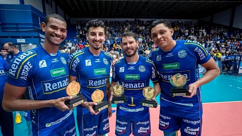 Brasil domina seleção do Sul-Americano de vôlei 2026 (Foto: Reprodução/ Instagram)