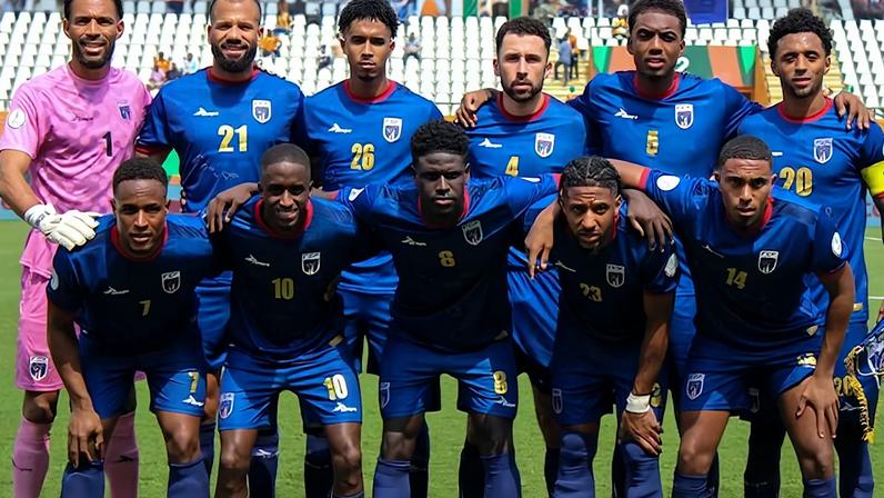 Seleção de Futebol de Cabo Verde. Foto: Federação Cabo-Verdiana de Futebol/Divulgação