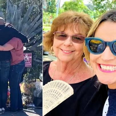 Savannah Guthrie e irmã emocionadas em memorial da mãe desaparecida há um mês