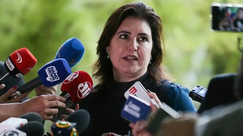 Simone Tebet anuncia que disputará vaga ao Senado por São Paulo (Foto: José Cruz/Agência Brasil)