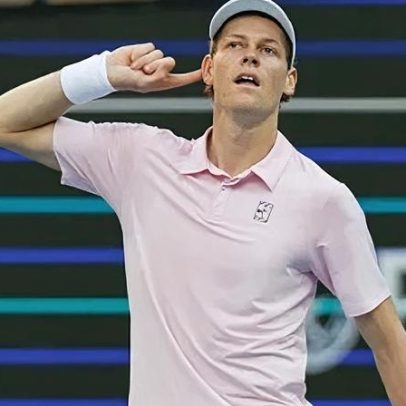 Sinner, favorito no Miami Open, quebra novo recorde