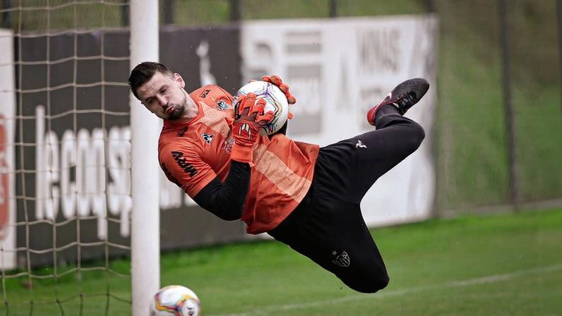 Michael durante treino do Atlético na temporada 2020
