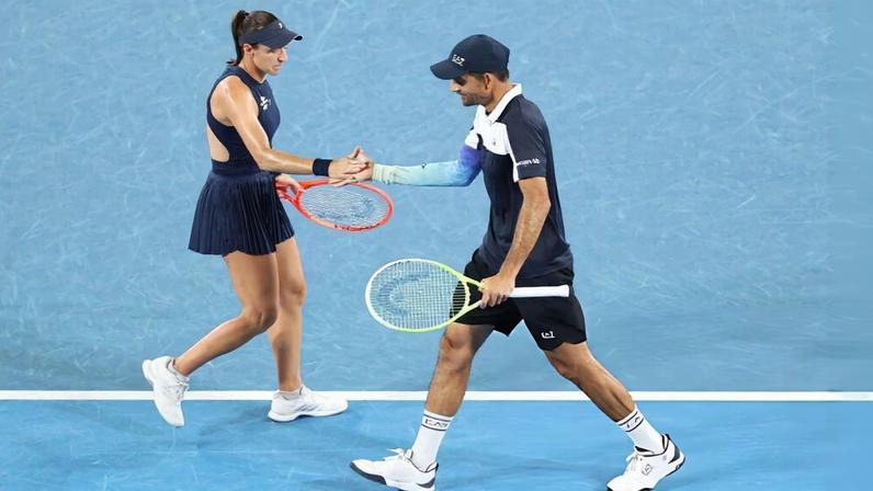 Marcelo Arevalo e Luisa Stefani (Foto: Tennis Australia)