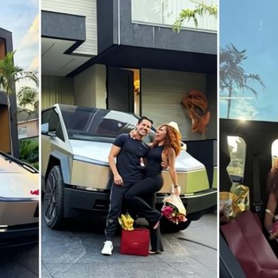 Influenciadora Sthe Matos ganha Tesla Cybertruck; modelo milionário