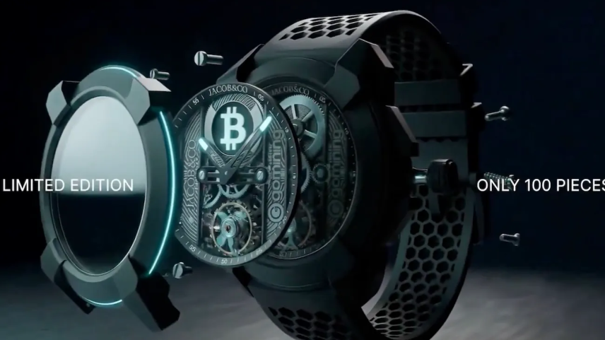 Jacob & Co. lança relógio com minerador de bitcoin em parceria com a GoMining
