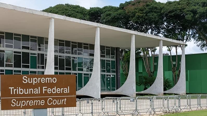 Fachada do edifício sede do STF (Supremo Tribunal Federal)