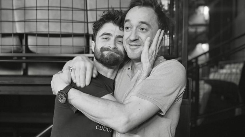 Daniel Radcliffe e Tom Felton — Foto: Reprodução | Instagram