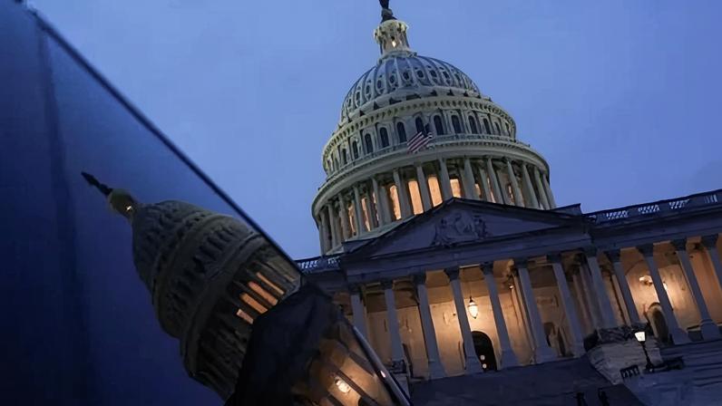 Vista do Capitólio em Washington
