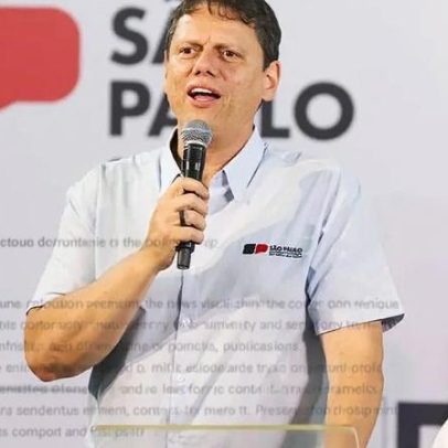 Tarcísio lidera em SP com 49,1% ante Haddad com 42,6%
