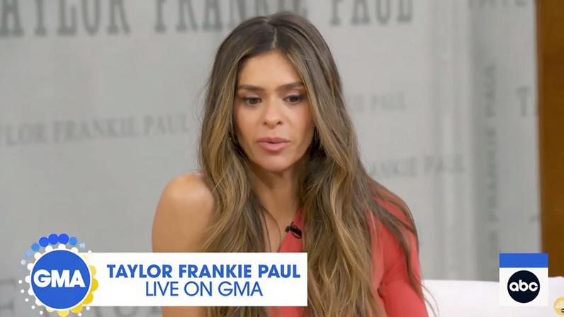Taylor Frankie Paul opened up about her future on “Secret Lives of Mormon Wives” on “Good Morning America” on Wednesday (as pictured here).