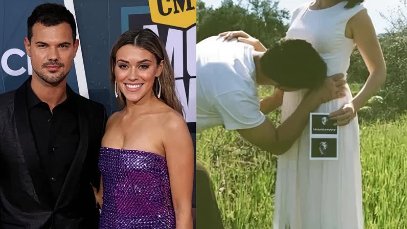 Taylor Lautner e esposa anunciam gravidez do primeiro filho