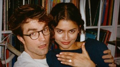 Pôster de "The Drama", com Zendaya e Robert Pettinson