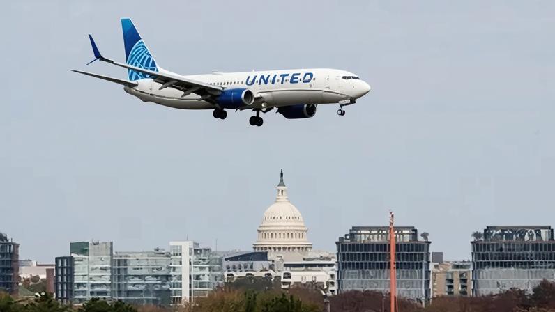 Avião da United Airlines