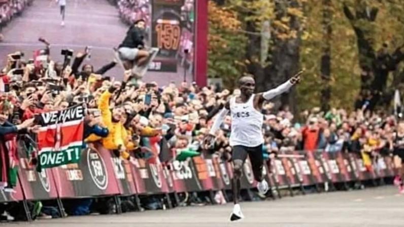 Eliud Kipchoge promove tour internacional por maratonas ao redor do mundo (Foto: dsm-firmenich Running Team)