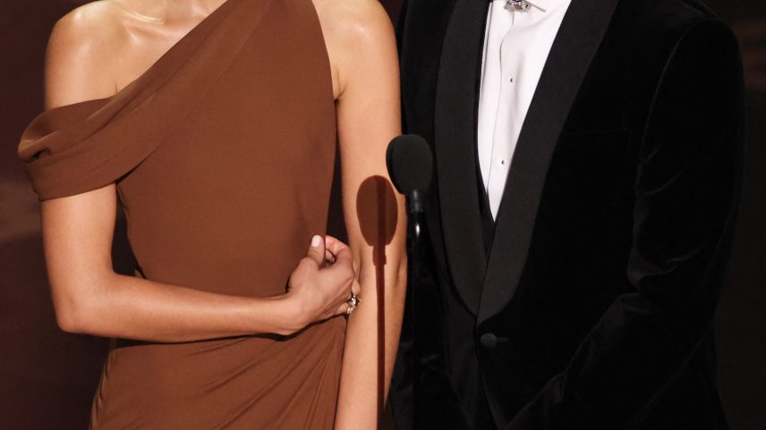 Zendaya and Robert Pattinson presented an award together at the 2026 Oscars.