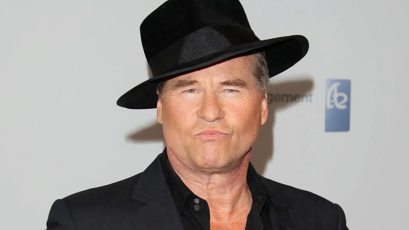 Val Kilmer (pictured here in Santa Monica in September 2013) has been resurrected using artificial intelligence to star in a new movie.
