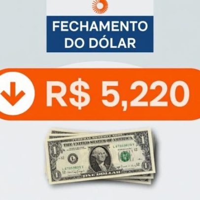 Dólar cai para R$5,22 e Bolsa sobe com possível cessar-fogo
