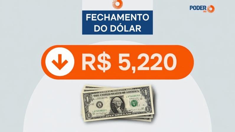 Dólar cai para R$5,22 e Bolsa sobe com possível cessar-fogo