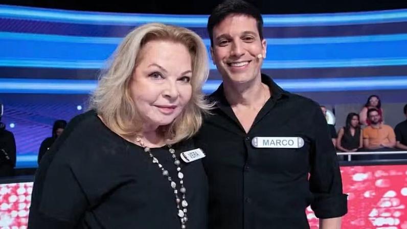 Vera Gimenez e o filho caçula, Marco Antonio Gimenez — Foto: Reprodução/Instagram