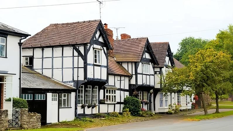 Vilarejo de Weobley, em Herefordshire