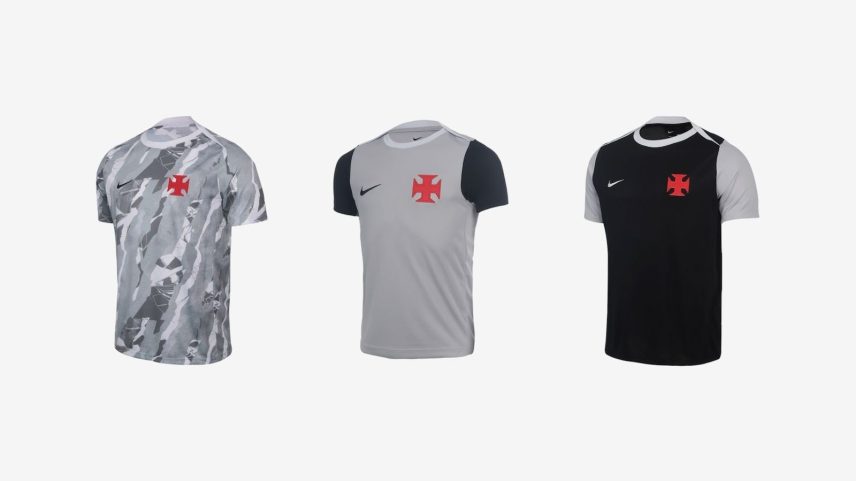 Camisas do Vasco com a Nike — Foto: Reprodução/Nike