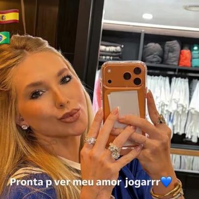 Virginia Fonseca pronta para jogo de Vini Jr