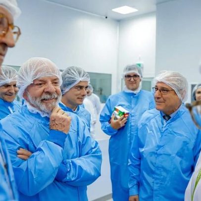 Lula e Padilha valorizam indústria de medicamentos do SUS em visita à Bionovis