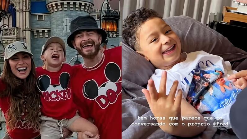 Bianca Andrade destaca semelhança entre filho e Fred Bruno