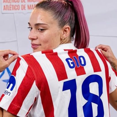 Gio Garbelini, brasileira do Atlético de Madrid, é acusada de racismo na Copa da Rainha